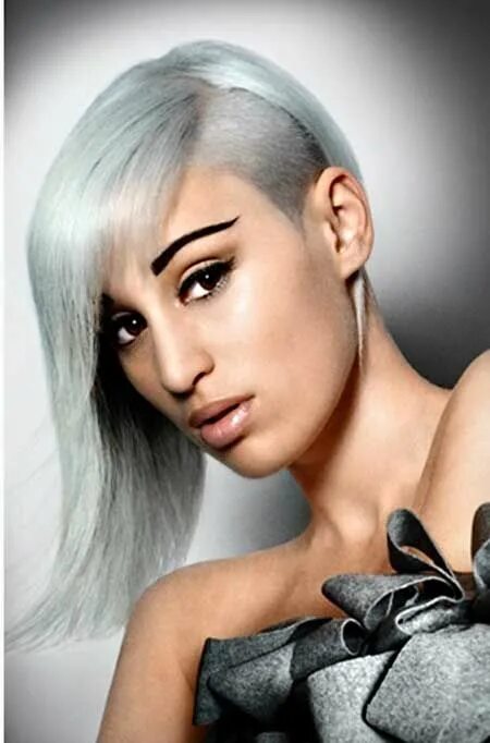 Креативная стрижка длинные волосы женская Short Hair Color Ideas_24 Short hair color, Flicks hair, Punk hair