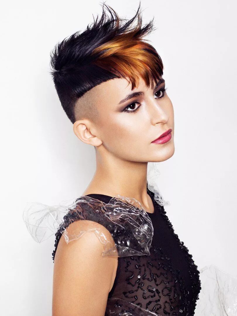 Креативная стрижка женская Pin on Short punk hair Funky short hair, Short punk hair, Funky hairstyles