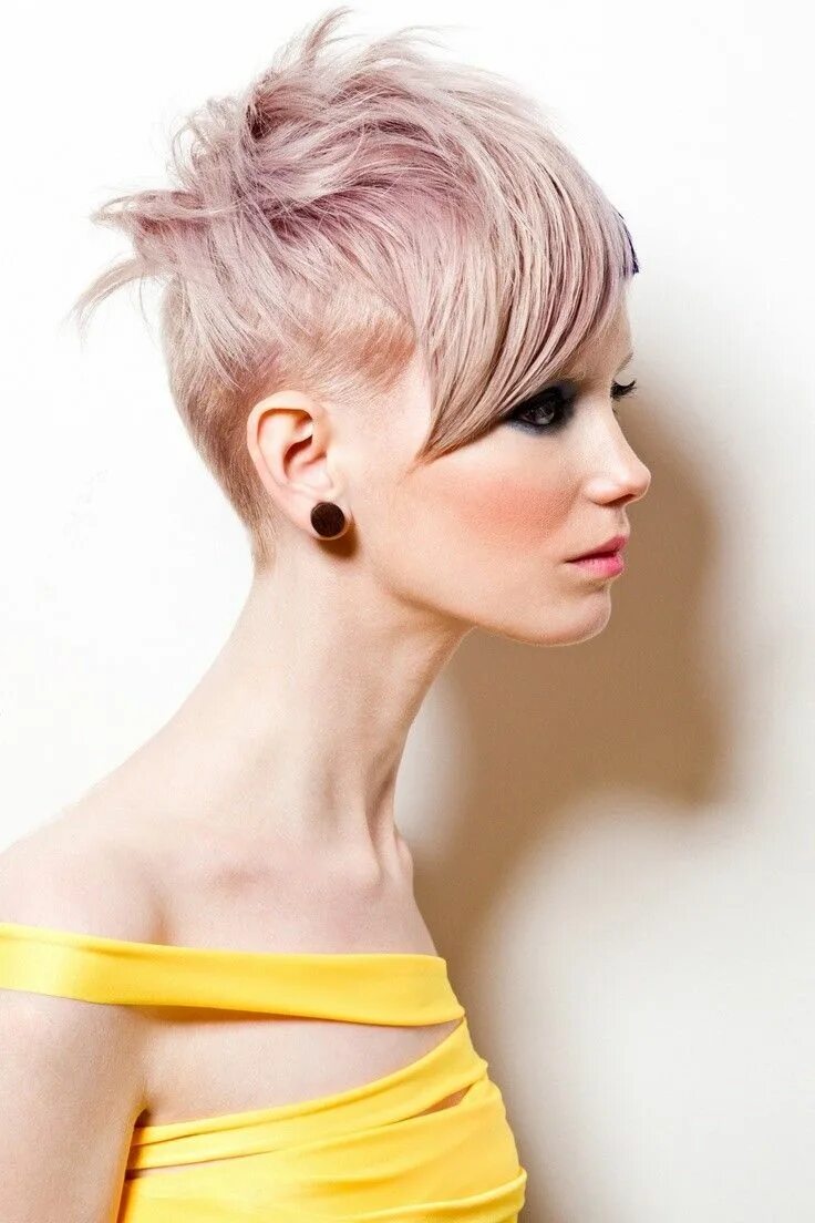 Креативная стрижка женская Asimetrik saç kesimleri. Farklı saç modelleri Short hair color, Hair color for w