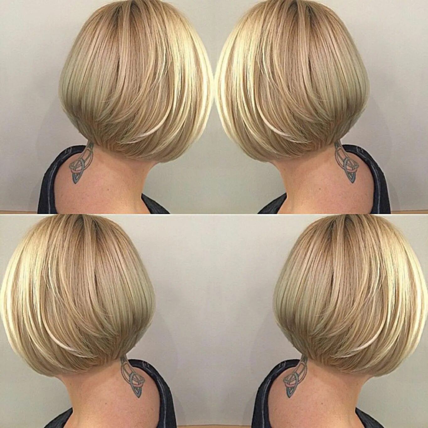 Креативное боб каре фото Stacked Bob Haircut For Fine Hair Gaya rambut, Rambut bob pendek, Gaya rambut pe