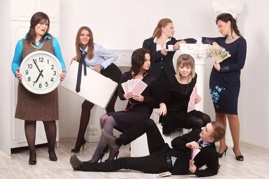 Креативное фото коллектива на работе Работа :) Коллектив - Сообщество "Мэ и Жо и их Пежо" на DRIVE2