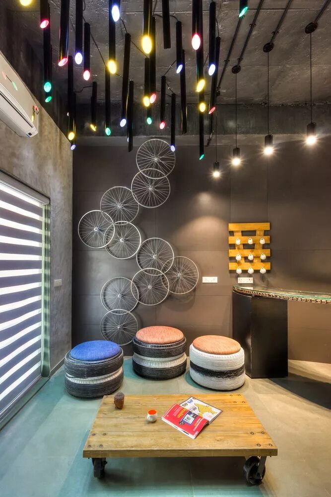Креативное оформление фото Gallery of Peacock Technology / .DWG - 8 Cafe interior design, Restaurant interi