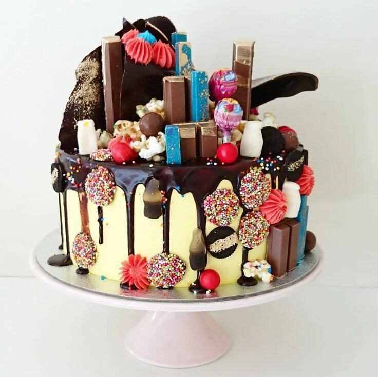 Креативное оформление тортов Instagram photo by Unbirthday * Mar 21, 2016 at 8:09am UTC Drippy cakes, Cake, R