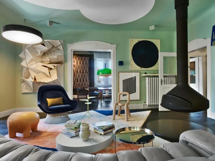Креативные дизайнеры интерьера 20 Beautiful Eclectic Living Room Designs Eclectic living room design, Interior 