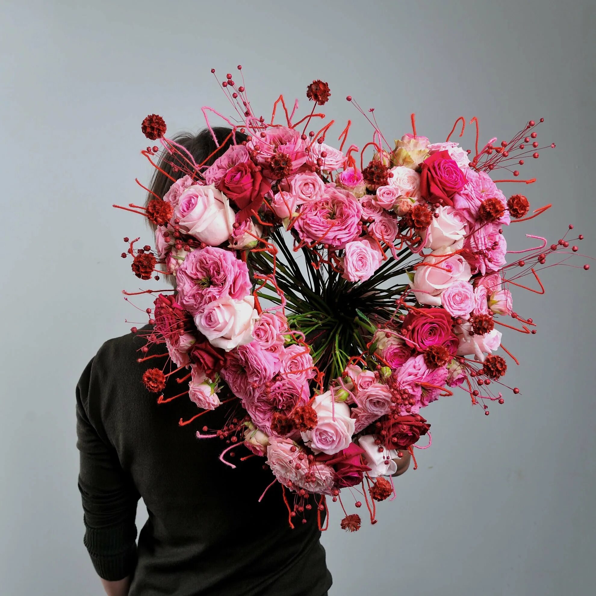 Креативные фото букетов Сердечные дела Андрея Филоненко - Kazan Flower School