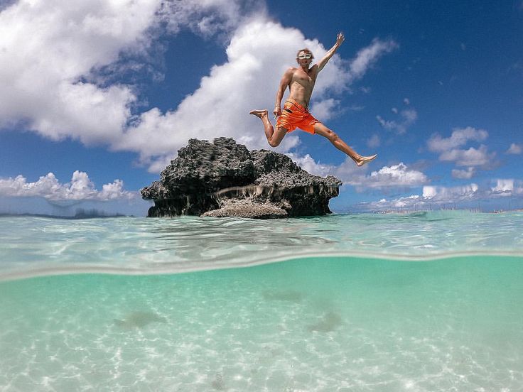 Креативные фото моря #gopro #jump #sea Бохоль, Фотографии