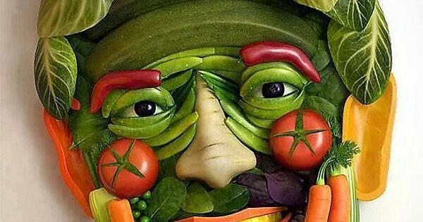 Креативные фото с овощами Salad anyone? - Imgur