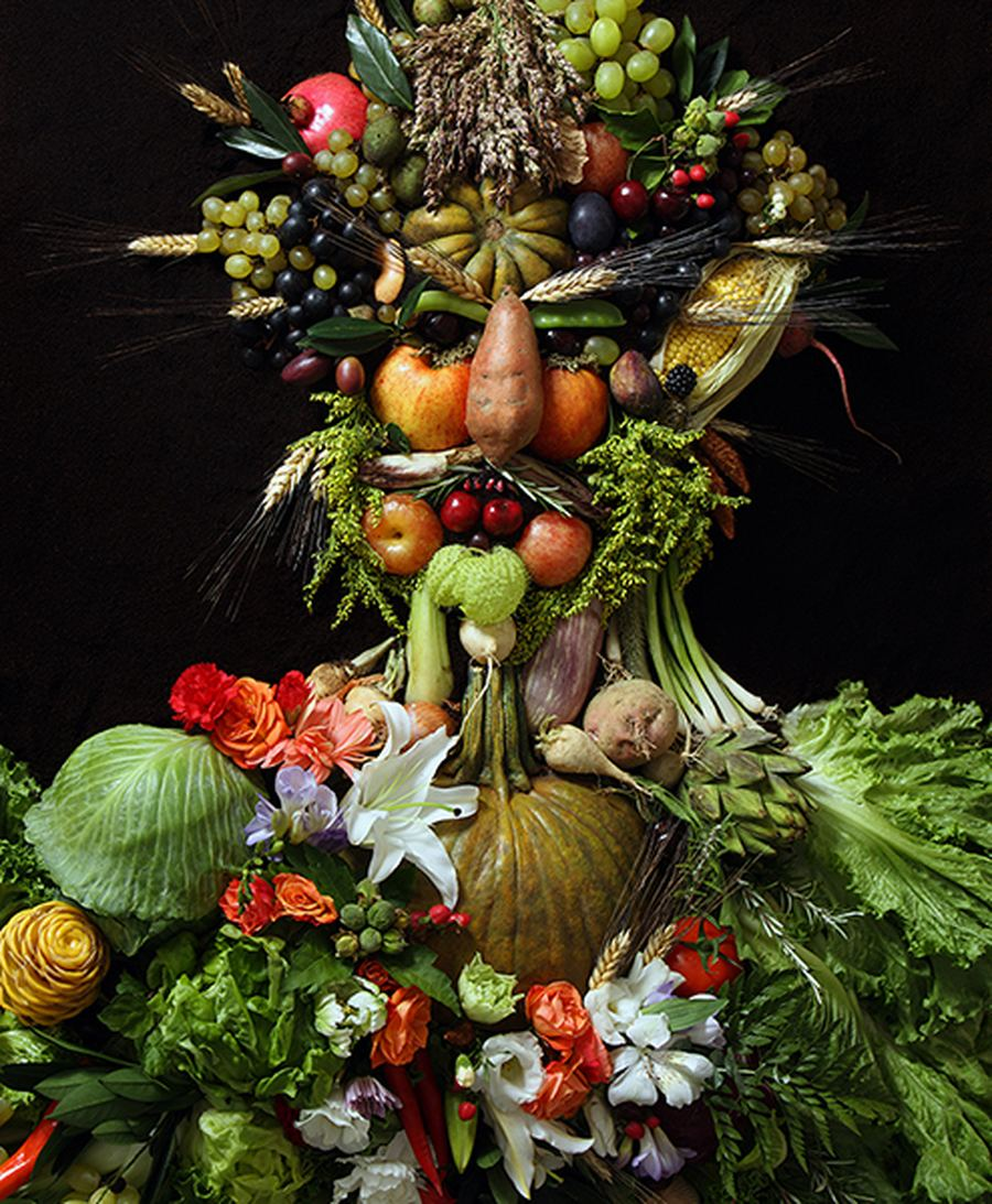 Креативные фото с овощами Pin by svetlana on Досуг Giuseppe arcimboldo, Creative portraits, Food art