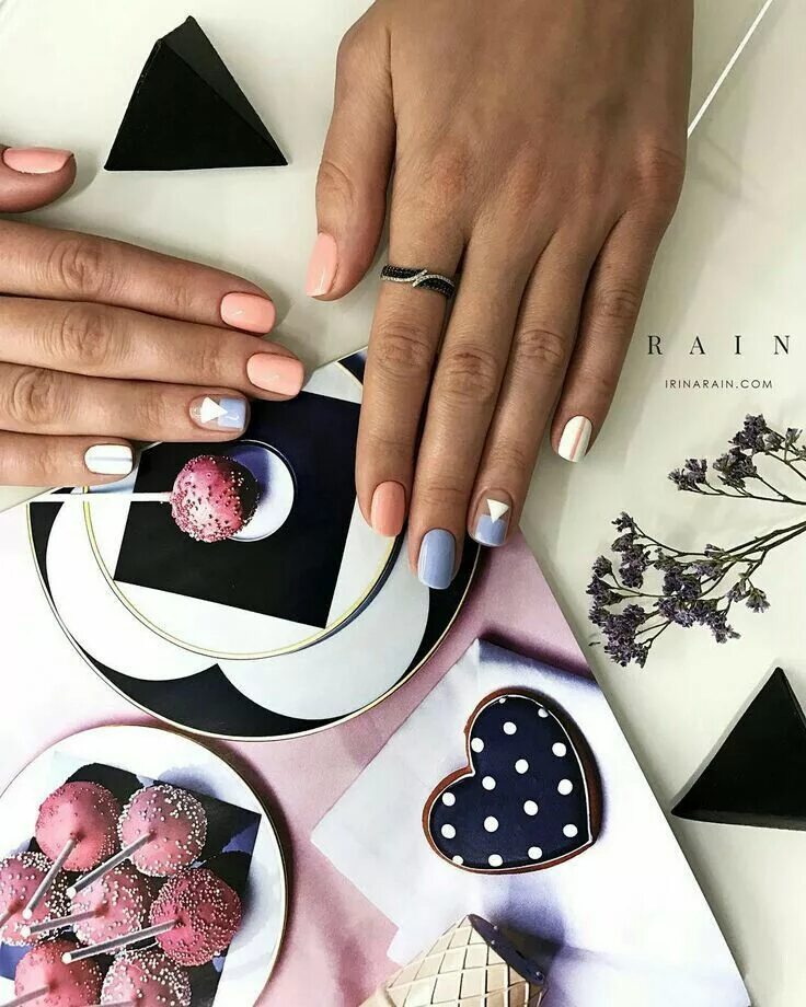 Креативные идеи маникюра Pin by Уляшина Дарья on manicure Boho nails, Nail art, Beauty nails