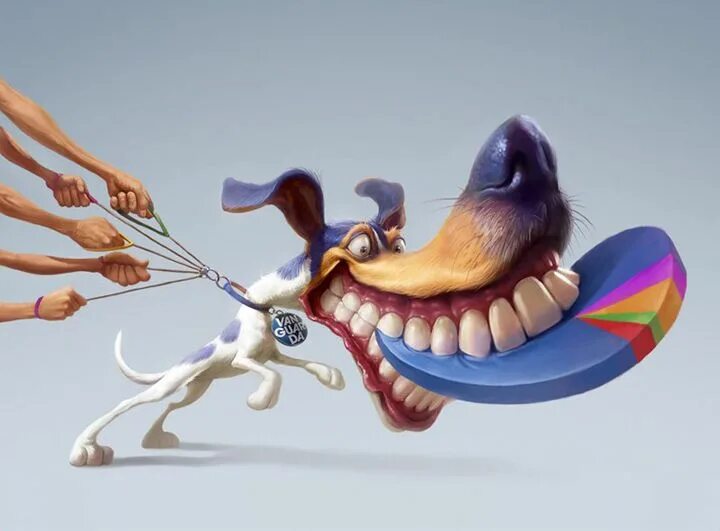 Креативные позитивные картинки Creative Animals Illustrations tiago hoise Djur, Hundar, Bilder
