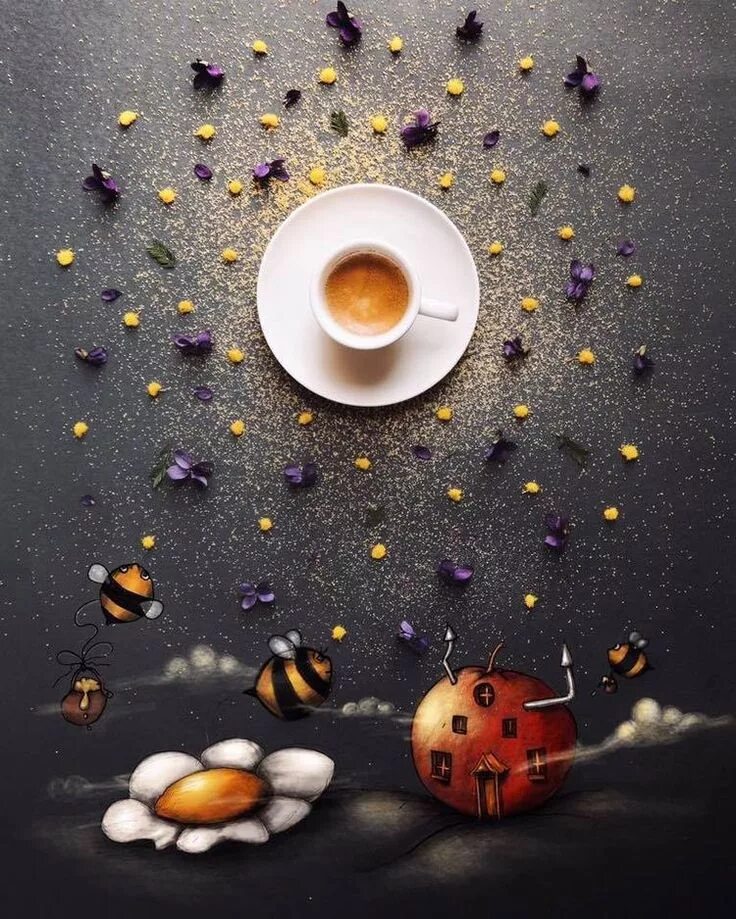 Креативные позитивные картинки Pin by Oksana on кофе картинки Coffee cafe, Coffee art, Coffee photography