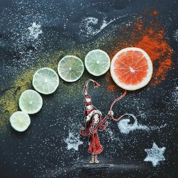Креативные позитивные картинки Cinzia Bolognezi, illustrations - Ego - AlterEgo Coffee art, Creative art, Food 