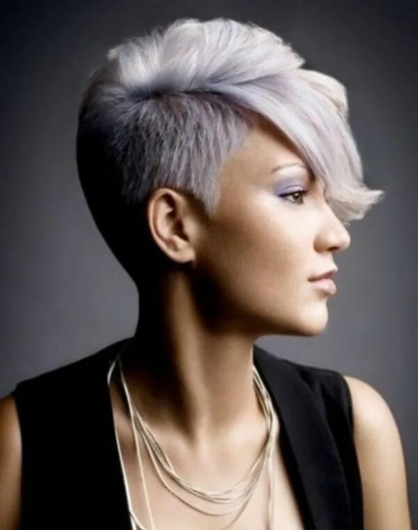 Креативные прически для женщин 30 Grey Hairstyle Ideas: Embrace the Beauty of Grey Hair Short shaved hairstyles
