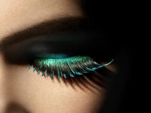 Креативные ресницы фото Paint Me Beautiful Fake eyelash makeup, Makeup eyelashes, Exotic eye makeup