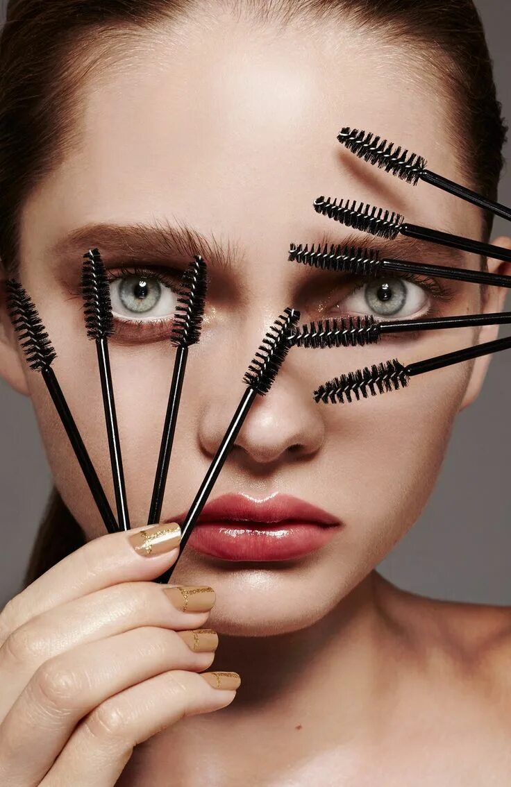 Креативные ресницы фото Beauty lipstick, Eye lash photography, Natural beauty makeup