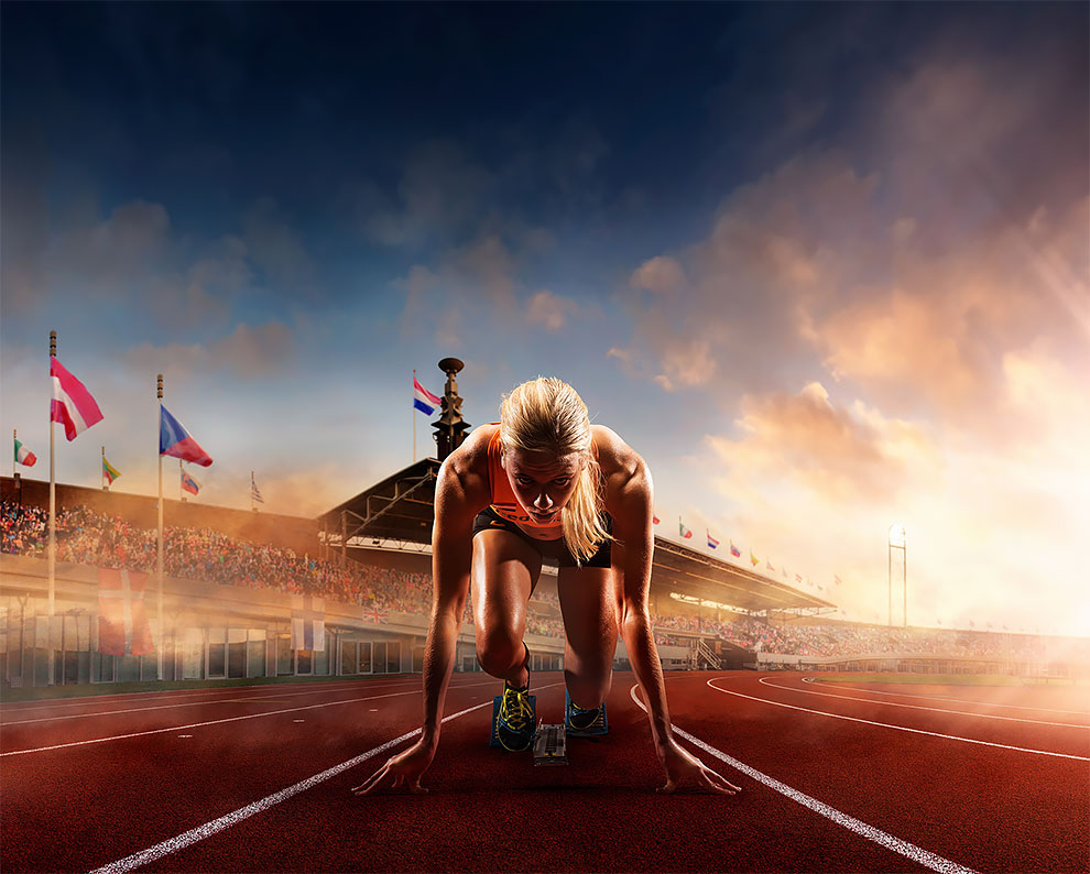 Креативные спортивные фото Amazing Funny, Creative And Striking Photo Works By Mark Engelen - Design You Tr