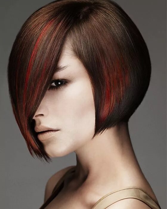 Креативные стрижки каре like this Hair highlights, Stacked hairstyles, Hip hair
