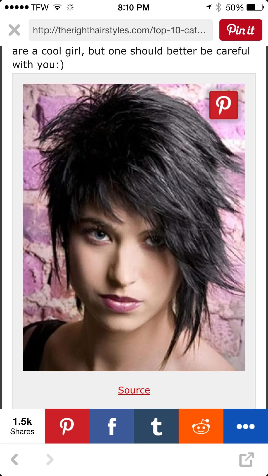 Креативные стрижки на средний волос фото Pin by Randa Johnson on Hair Short punk hair, Punk hair, Edgy hair