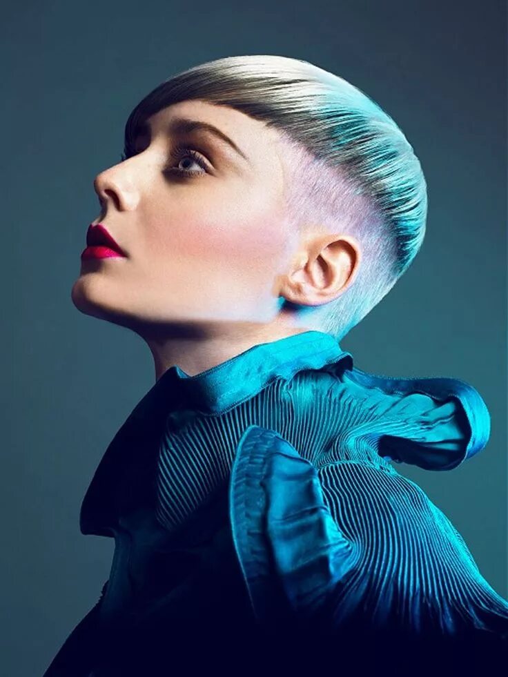 Креативные стрижки волосы женские Pin on teal Straight blonde hair, Hair color blue, Wild hair color