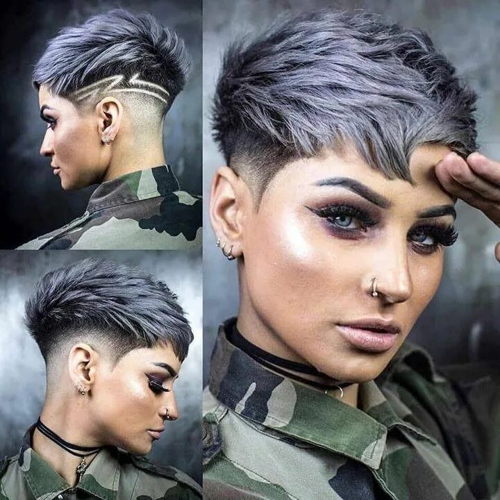 Креативные стрижки женские 2024 на короткие Pin on Hair in 2024 Funky short hair, Super short hair, Short hair styles