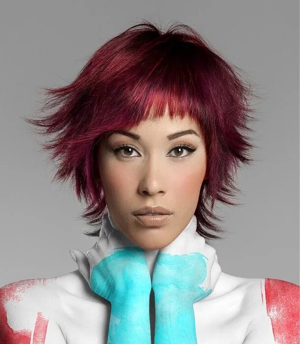 Креативные стрижки женские на средние Épinglé sur UK hairstyles