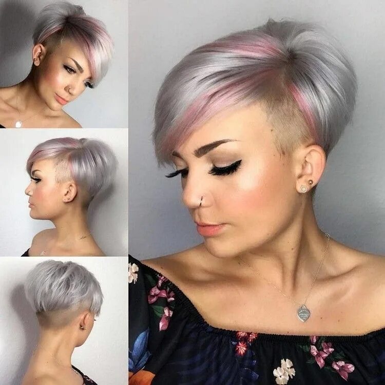 Креативные женские стрижки 2024 Kurzhaarfrisur graue Haare: Das sind die schönsten Looks! Short hair color, Shor