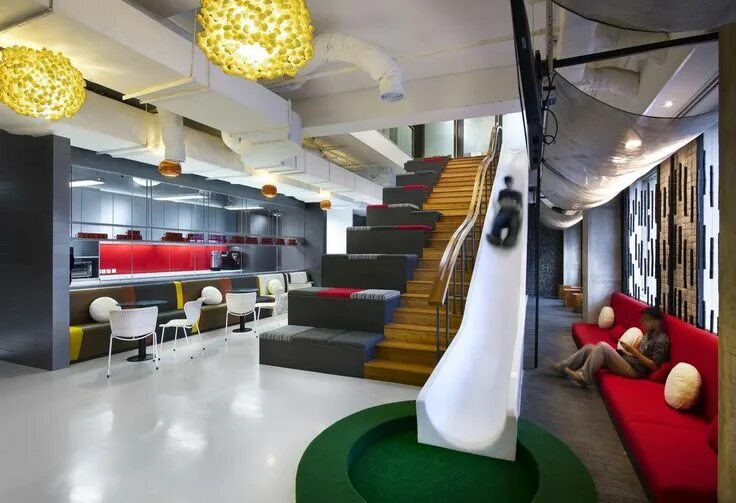 Креативный дизайн интерьера Ogilvy & Mather, Jakarta Creative office space, Creative office design, Office i