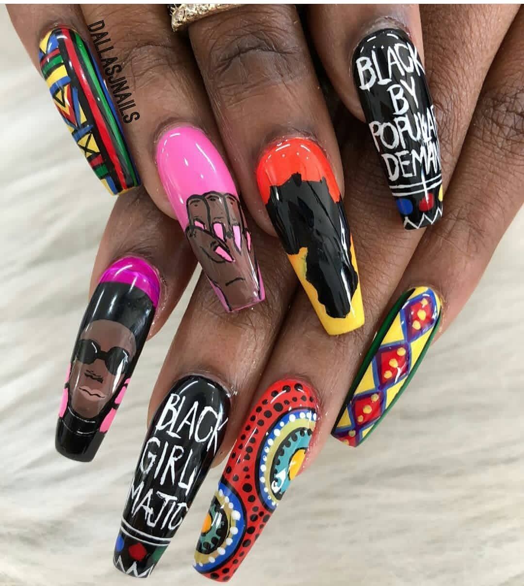Креативный дизайн ногтей фото 563 Likes, 8 Comments - SOCIAL QUEEN ™ (@classylavee) on Instagram: "Nail ART ❤"