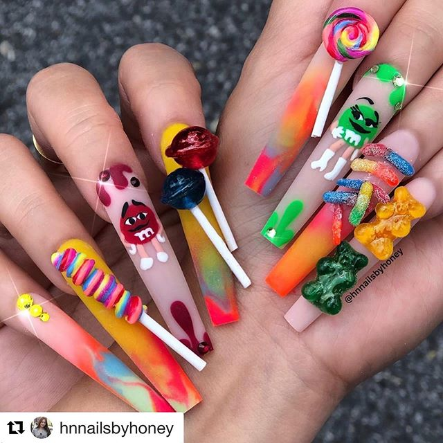 Креативный дизайн ногтей фото Instagram Crazy nails, Crazy nail designs, Crazy nail art