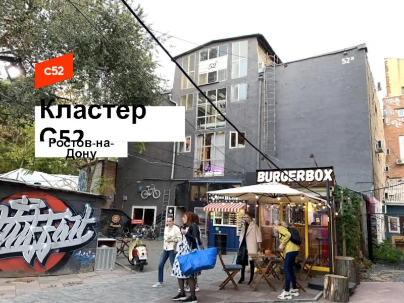 Креативный кластер л52 просп ленина 52 фото Отзывы о "O2renta", Ростов-на-Дону, улица Суворова, 52А - Яндекс Карты