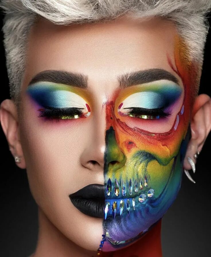 Креативный макияж Pin by ✰ James Charles ✰ on ✰ Unique Makeup Inspirations ✰ Cool halloween makeup