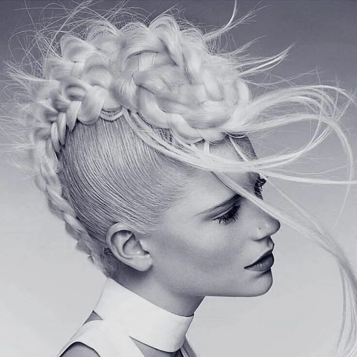 Креативный прически женские Fauxhawk Braid Friseur frisuren, Frisuren, Friseur