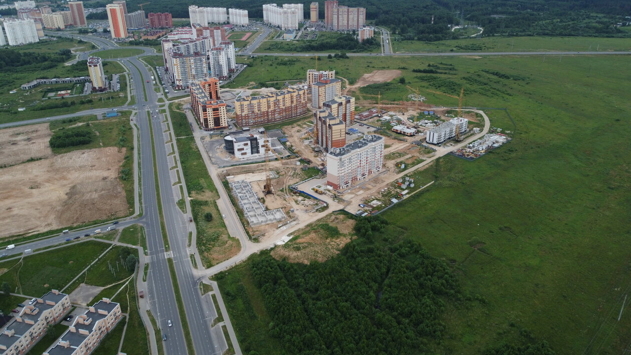 Кречетников парк ул фомушина 35 калуга фото Photo: ЖК Кречетников парк, housing complex, Russia, Kaluga, Fomushina Street - 