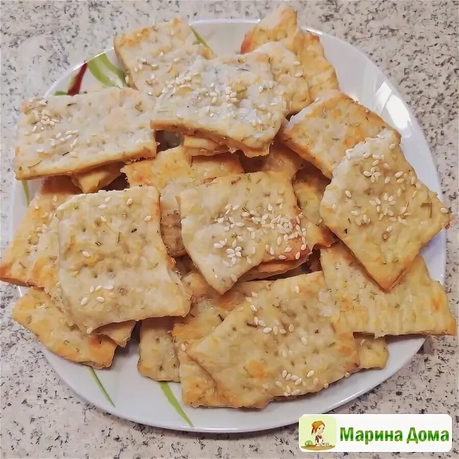 Крекеры рецепт в домашних условиях фото Крекеры с розмарином " Вкусные рецепты у Марины дома