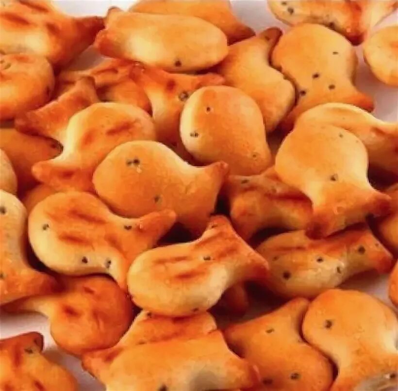 Крекеры рыбки рецепт с фото пошагово And at what age did you learn that these crackers are not made in the form of fi