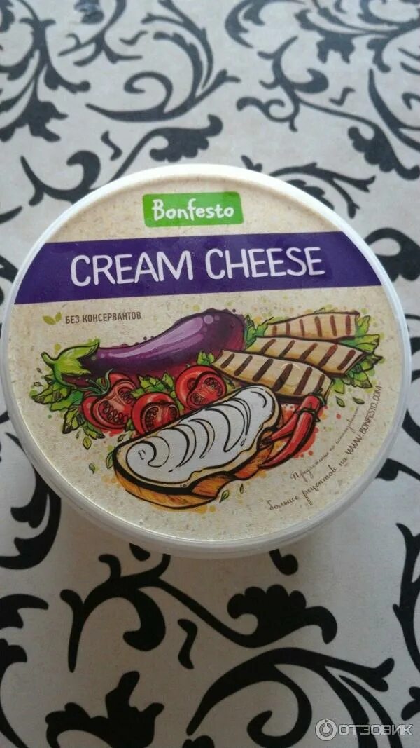 Крем чиз фото Отзыв о Сыр Bonfesto Cream Cheese Вкусный крем чиз, для роллов, чизкейков, тарта