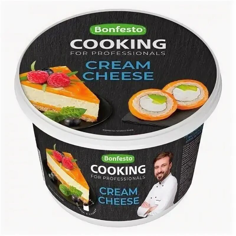 Крем чиз купить фото Купить Сыр мягкий сливочный "Кремчиз" 70% (500 г, Cooking)
