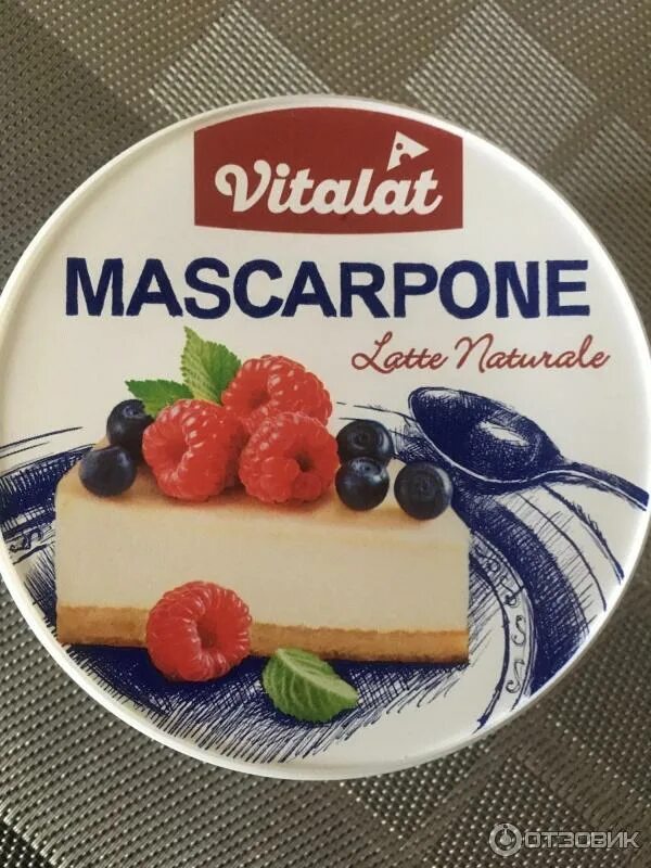 Крем чиз в магните фото Отзыв о Сыр Vitalat "Маскарпоне" Отличный сыр для чизкейка