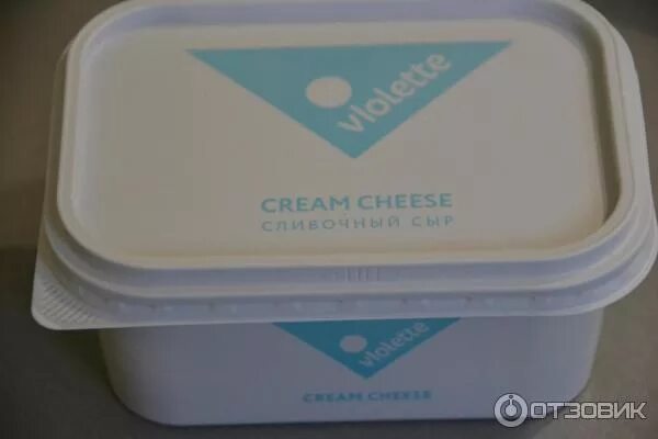 Крем чиз в магните фото Отзыв о Сливочный сыр Карат Violette Cream Cheese для суши, чизкейков, соусов За