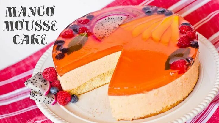 Крем чизкейк для торта рецепт с фото Mango Mousse Cake Mango mousse, Mango mousse cake, Mousse cake