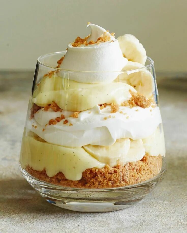 Крем десерт рецепт с фото Banana Cream Pie Vanilla Parfaits Recipe The Feedfeed Recipe Banana pudding, Par