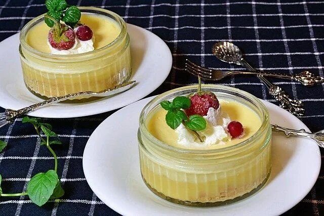 Крем десерт рецепт с фото Zitronencreme-Dessert Recept