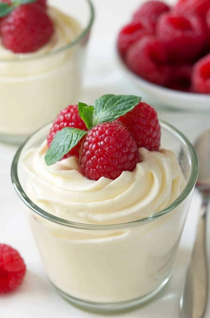 Крем десерт рецепт с фото Easy White Chocolate Mousse Recipe Mousse recipes, Desserts, Mousse dessert