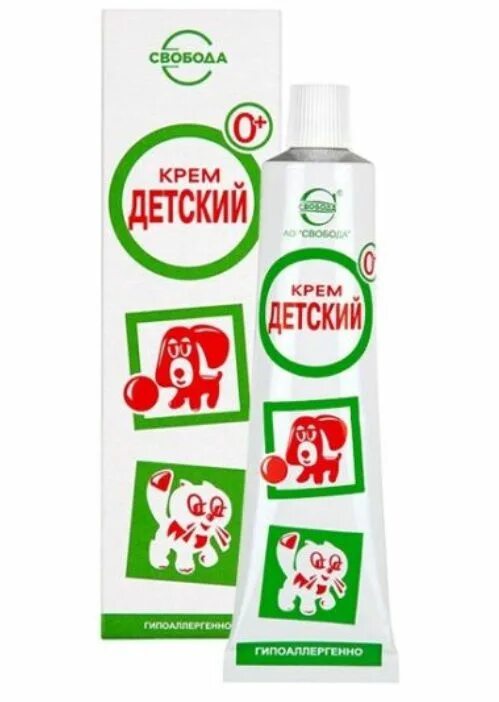 Крем детский свобода фото СВОБОДА Крем Детский (в коробке), 40г - купить с доставкой по выгодным ценам в и