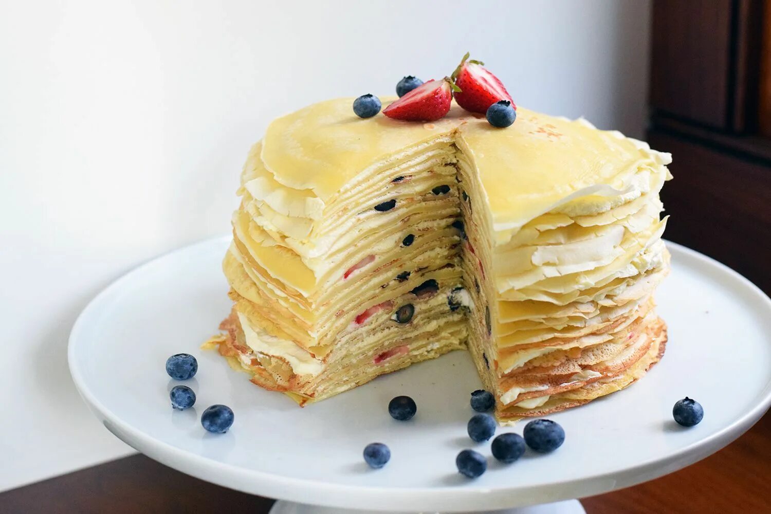 Крем для блинных тортов с фото Earl Grey Crepe Cake With Orange-Mascarpone Cream Filling Recipe Desserts, Frenc