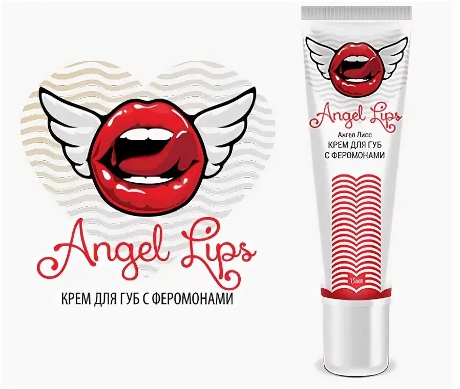 Крем для губ фото Крем Angel Lips для увеличения губ с феромонами купить по цене 1490 руб. в Москв