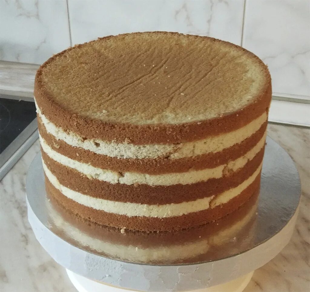 Крем для коржей рецепт с фото Сборка торта ⋆ FoodFeast
