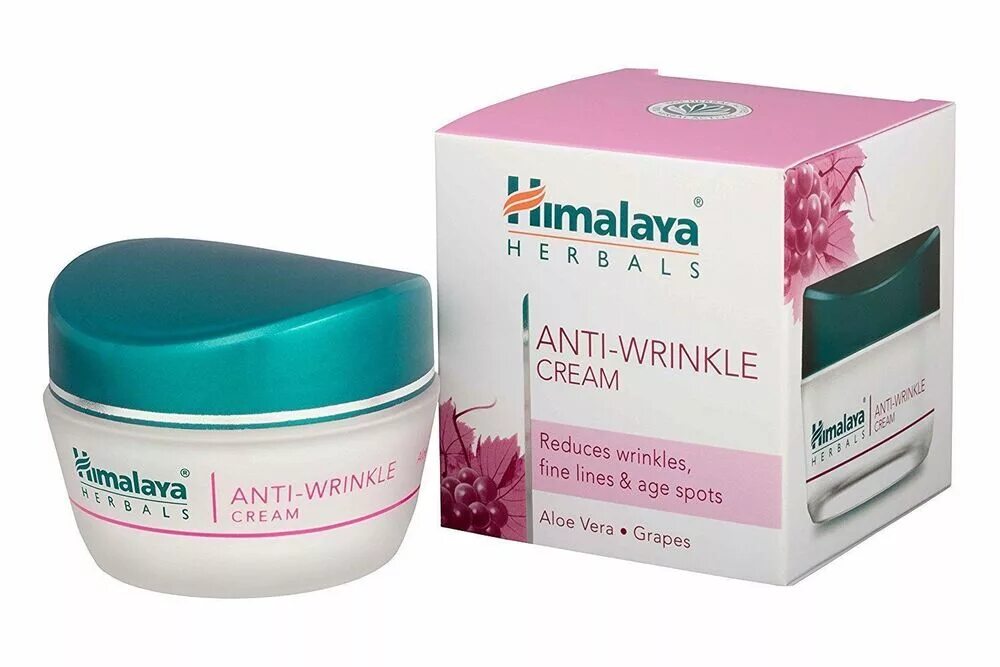 Крем для лица цена фото Крем против морщин Хималая Anti-Wrinkle Cream, 50г, Himalaya купить с доставкой 