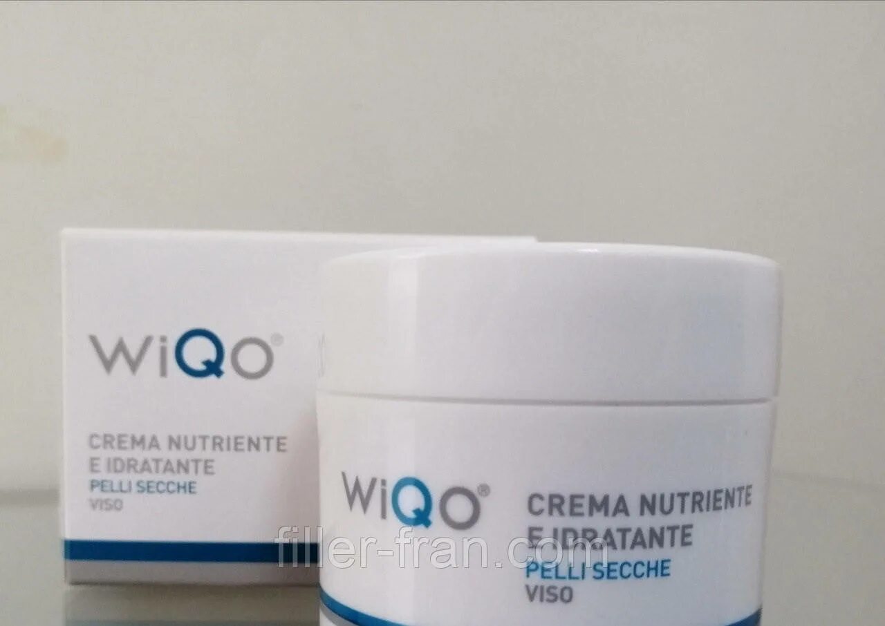 Крем для лица цена фото Крем для сухой и очень сухой кожи WiQo Crema Nutriente e Idratante Viso Pelli Se