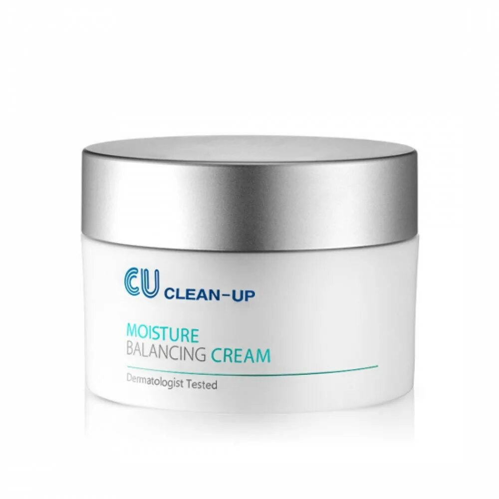 Крем для лица увлажняющий фото CU SKIN Clean-Up Moisture Balancing Cream Ультраувлажняющий крем c витамином U К